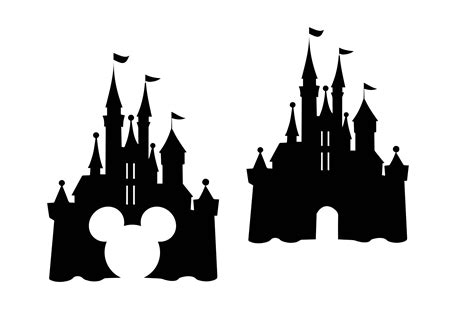 Free Svg Disney Castle Mickey Head Svg 8874 File