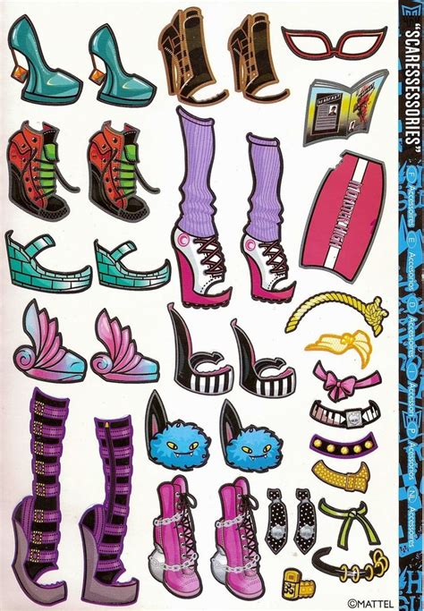 17 Best Images About Monster High Paper Dolls On Pinterest Wolves