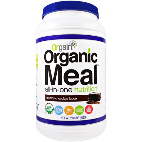 Orgain Organic Meal All In One Nutrition Creamy Chocolate Fudge 2