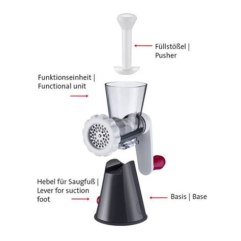 Westmark fleischwolf zerkleinern & zerdrücken küchenhelfer kochen & zubereiten haushalt versandkostenfrei bereits ab 30 euro bestellwert. Westmark Fleischwolf : Westmark Fleischwolf Style Weiss ...