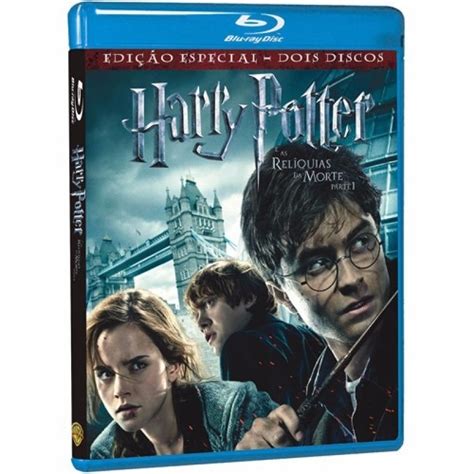 Harry Potter E As Relíquias Da Morte Parte 1 Duplo Blu Ray Gringos Records
