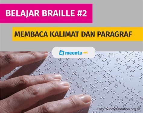 Teknologi pendidikan universitas negeri jakarta. Belajar Braille #2: Membaca Kalimat dan Paragraf Dengan Mudah