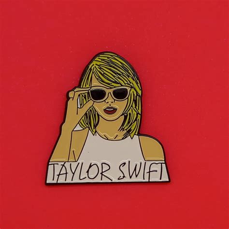 Taylor Swift Pin Singer Pin Enamel Pin Collector Fan Pin Etsy