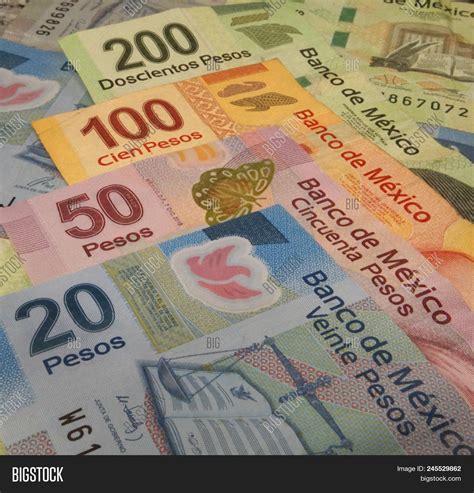 Mexican Peso Currency Image And Photo Free Trial Bigstock