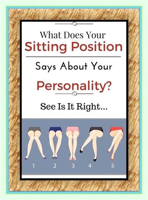What Does Your Sitting Position Reveal About Your Personality Body