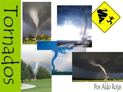 Meteorología Collage De Tornado Y Huracán