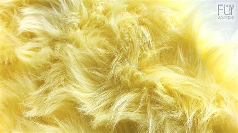 Pastel Yellow Faux Fur 2 Pile Baby Yellow Fur Yellow Etsy Canada