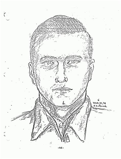 Report With Drawings Of Suspects And Helena Stoeckley Photo Jeffrey