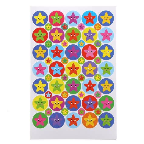 Edmt15139 Classmates Star Stickers 24mm And 10mm Pack Of 885