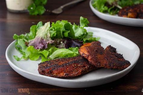 Easy Blackened Tilapia Recipe Low Carb Nomad
