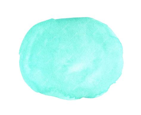Premium Photo Abstract Mint Green Watercolor On White Background