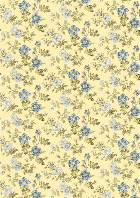 Realistic floral decorative pattern with roses. 483 best Dolls house printables wallpaper & flooring ...