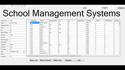 School Management System Database Design