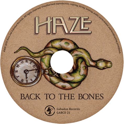 Haze Back To The Bones New Cd