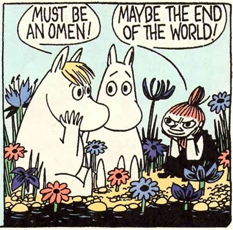 An Omen From A 1958 Moomin Comic Strip By Tove And Lars Jansson