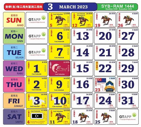 Kalendar Kuda Tahun 2022 2023 Semakan Senarai Cuti Umum And Sekolah 2023