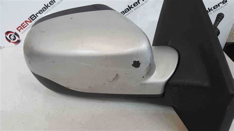 Renault Clio Mk Drivers Os Wing Mirror Silver Facelift