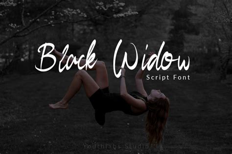 Black Widow Font Youthlabs Fontspace