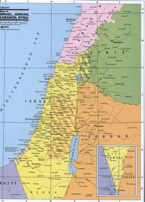 Подробная политическая карта Израиль большая бесплатно скачать 2023