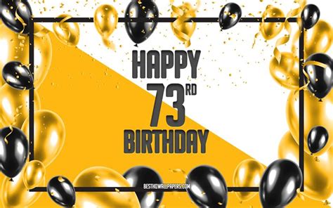 Happy 73rd Birthday Animated