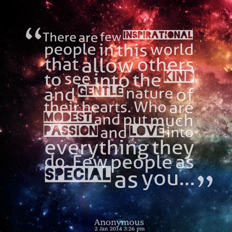 Inspirational Quotes About Special People Quotesgram