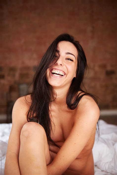 Naked Girl Laughing By Guille Faingold Stocksy United