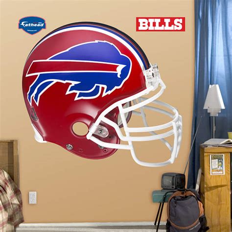 Buffalo Bills Helmet Wall Decal Shop Fathead For Buffalo Bills Decor