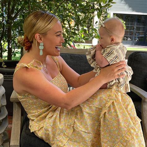 Hilary Duff Pierces Her 7 Month Old Daughters Ears