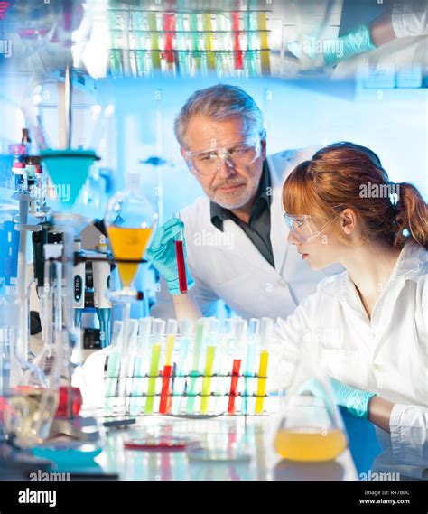 Health Care Professionals In Lab Stock Photo Alamy