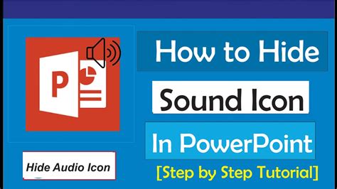 How To Hide Sound Icon In Powerpoint Youtube