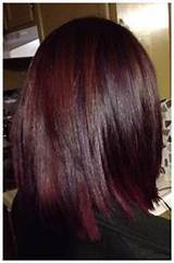 Pictures of Mahogany Violet Hair Color