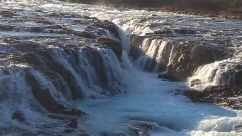 Brúarfoss Waterfall 🇮🇸 Iceland Youtube