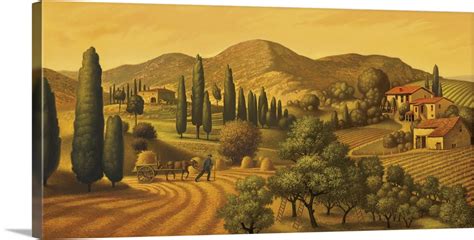 Tuscan Landscape Wall Art Canvas Prints Framed Prints Wall Peels