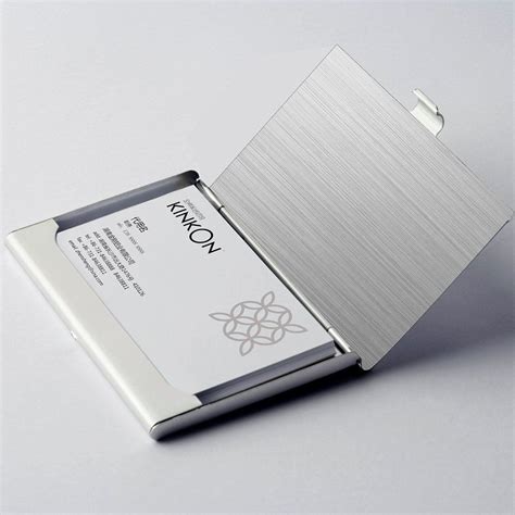 Maybe you would like to learn more about one of these? Aliexpress.com : Buy Pocket Stainless Steel & Metal Business Card Holder Case ID Credit Wallet ...