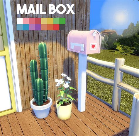 Custom Mailboxes For The Sims 4 Free Cc Mods Fandomspot Aventertainment