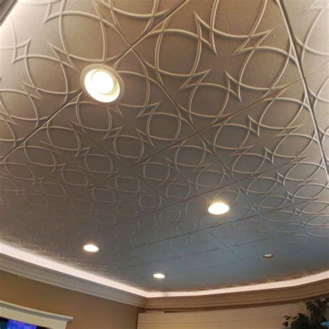 Dining Room In 2021 Styrofoam Ceiling Tiles Decorative Ceiling Tile