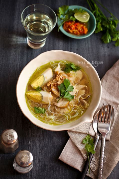 Soto ayam is an indonesian version of chicken soup. Soto Ayam Recipe