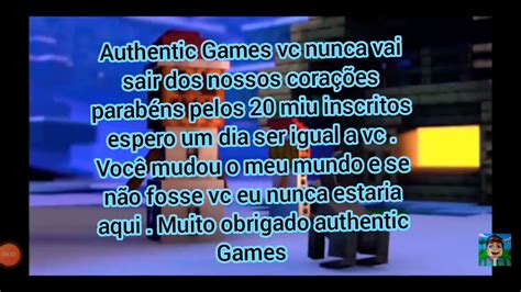 Para Sempre Authentic Games Youtube