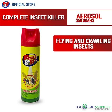 Pest Off Complete Insect Killer Aerosol Spray 350g Shopee Philippines