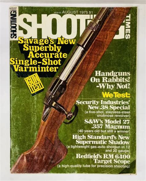 SHOOTING TIMES MAGAZINE August 1975 8 08 PicClick UK