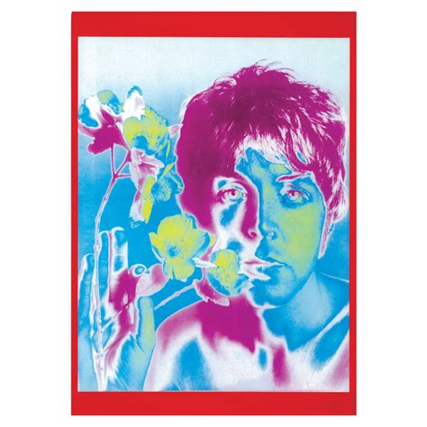 Paul Mccartney Psychedelic Poster Retro Progression