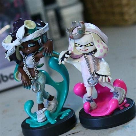 Look At These Beautiful Custom Octo Expansion Pearl And Marina Amiibo Splatoon2 Amiibo