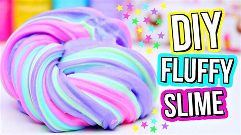slime poking and how to make fluffy slime youtube