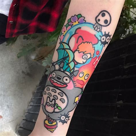 Studio Ghibli Tattoos By 皮蛋大嫂 Pikkapimingchen On Instagram Ponyo