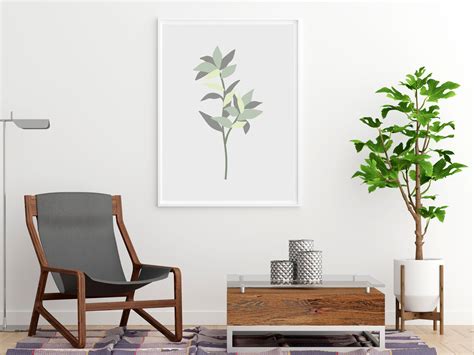 Botanical Art Print For Greenery Houseprintable Wall Etsy
