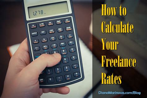 How To Calculate Your Freelance Rates Diana Marinova