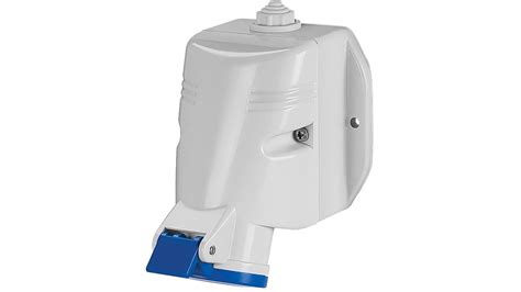 5131653t Scame Ip44 Blue Wall Mount 2p E Industrial Power Socket