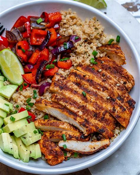 Chicken And Cauliflower Rice Bowls Are Quick And Perfect For Meal