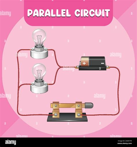 Parallel Circuit Infographic Diagram Illustration Stock Vector Image