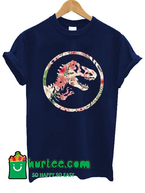 Jurassic Park Floral Unisex T Shirt